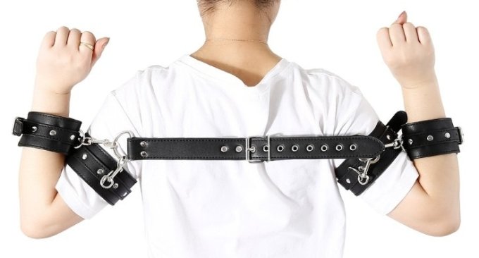 Attaches Bras-Poignets BACK BICEPS Noires