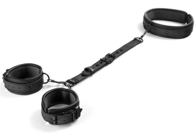 Attaches Poignets-Cou Neckist Noires