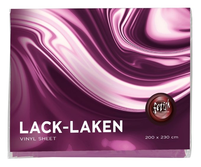 Bâche en vinyle Lack 200 x 230 cm Rose