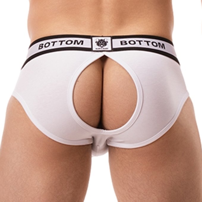 Backless Bottom Blanc