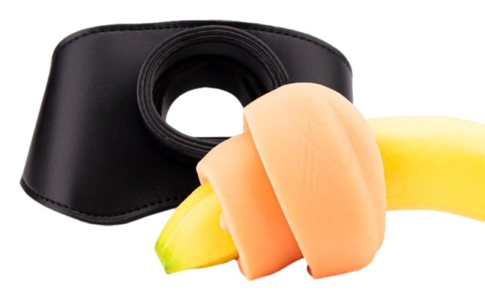 Bâillon avec Masturbateur entrée pussy Pushity 30mm