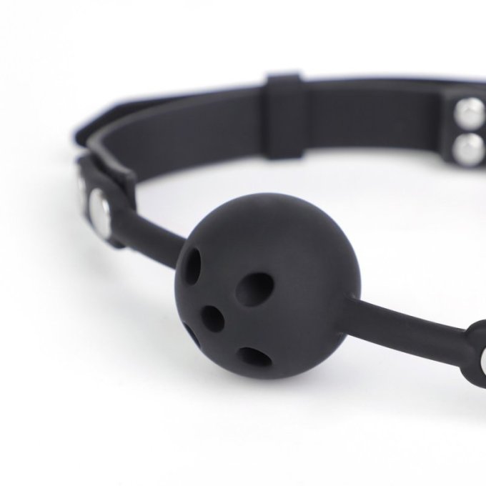 Bâillon Boule Percée BREATHFIVE 40mm Noir