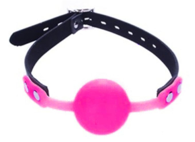 Bâillon Boule Simply Gag 40mm Rose