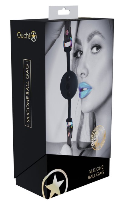 Bâillon-Boule Venise 41mm Noir