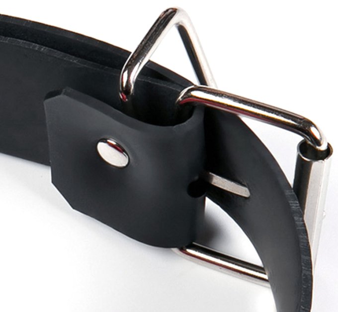 Bâillon en latex No More Noir