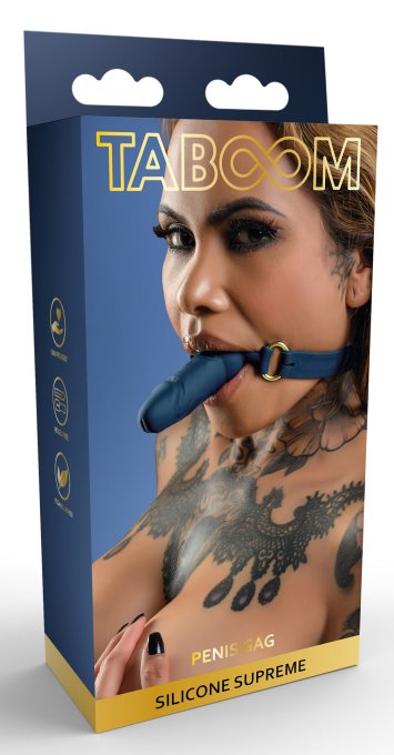 Bâillon en Silicone Supreme Dick 7 x 2.7cm