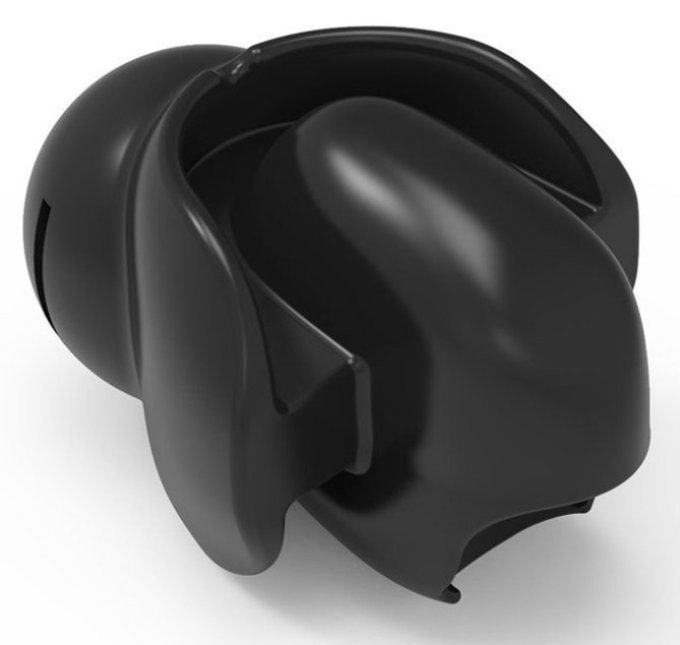 Bâillon Fix Tongue Noir