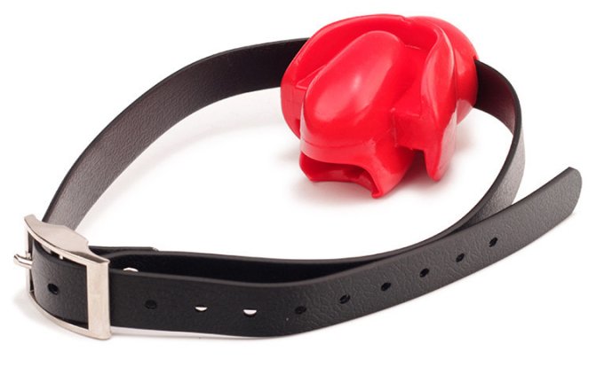 Bâillon Fix Tongue Rouge