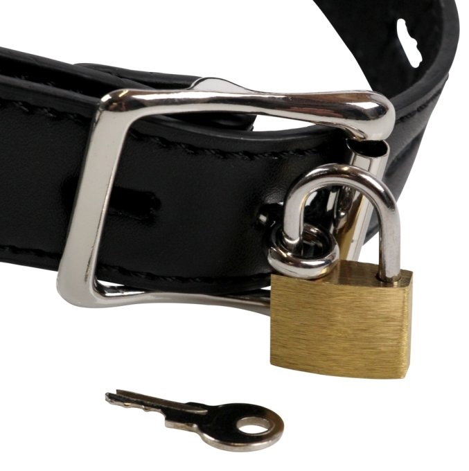 Bâillon Muselière Open Stopper Noir