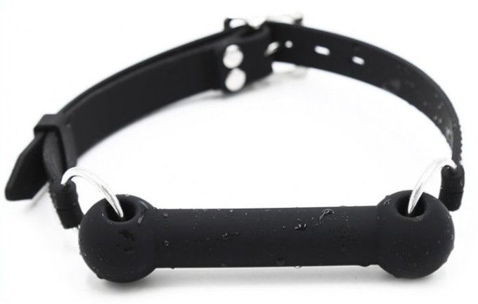 Bâillon Os Silicone Skullball 12cm