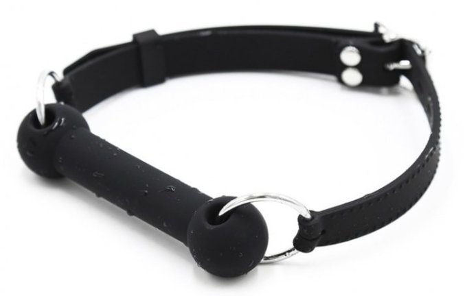 Bâillon Os Silicone Skullball 12cm