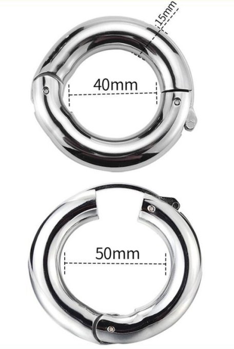 Ballstretcher en métal ajustable Round Clip M 40-50mm - Poids 165g