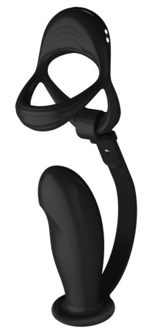 Ballstretcher et Plug Ass Curve 10 x 3.6 cm-10 Vibrations