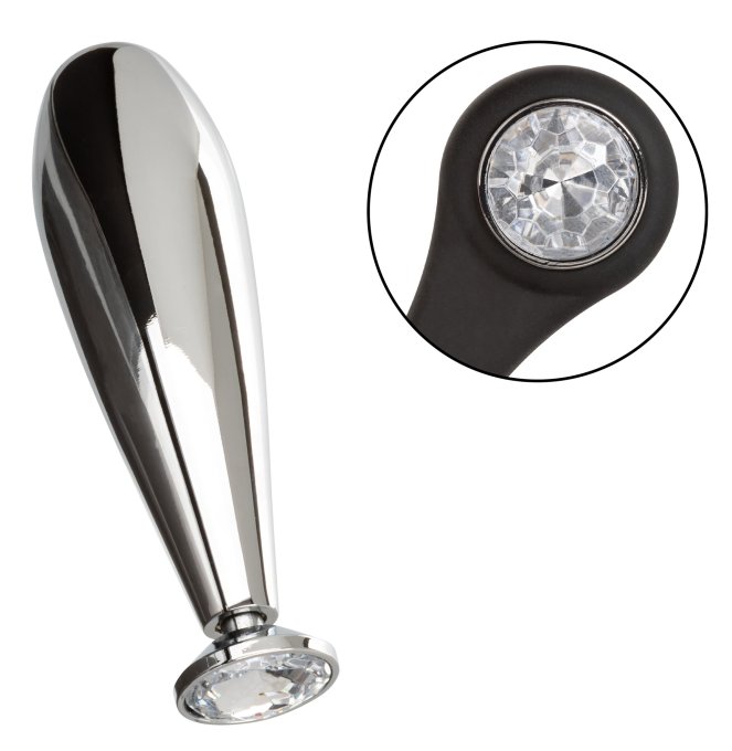 Ballstretcher et Plug bijou en métal Glider Star Fucker 9 x 2.8cm