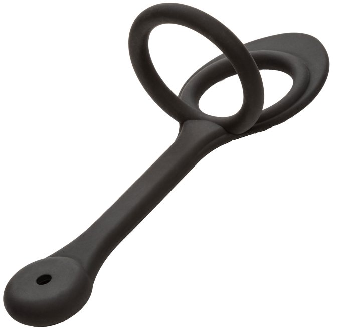 Ballstretcher et Plug bijou en métal Slim Star Fucker 9 x 2.8cm