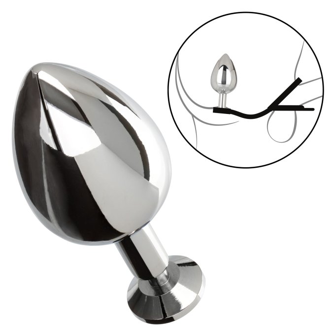 Ballstretcher et Plug Bijou en métal XL TearDrop Star Fucker 8 x 4cm