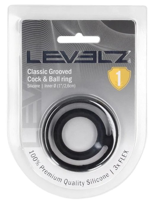 Ballstretcher Grooved Noir Noir