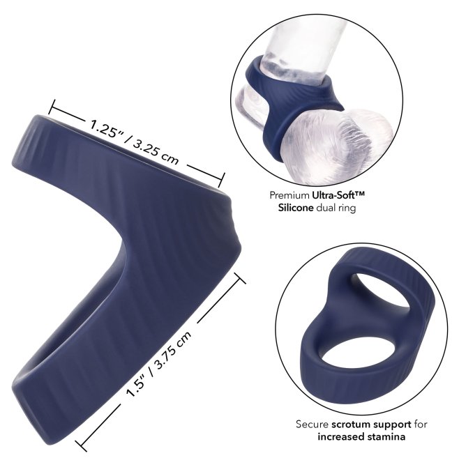 Ballstretcher Max Dual Ring Viceroy Bleu