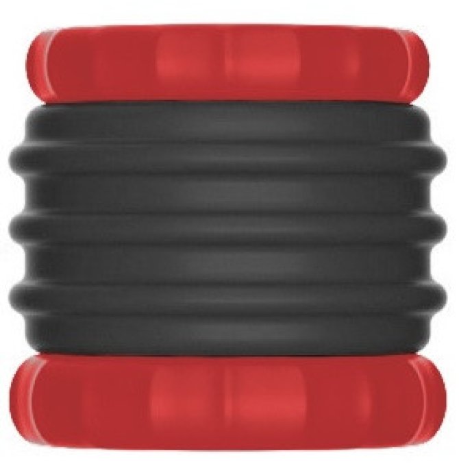 Ballstretcher Soqlo 35 mm - Hauteur 5 cm Noir-Rouge
