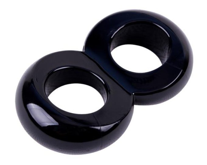 Ballstretcher souple Duo Cock Noir