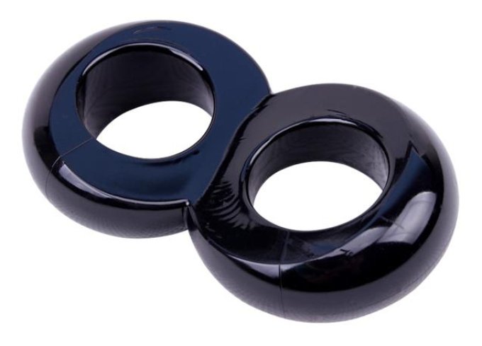 Ballstretcher souple Duo Cock Noir