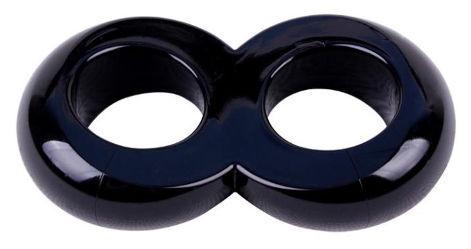 Ballstretcher souple Duo Cock Noir