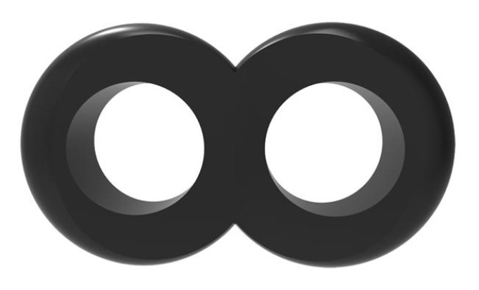 Ballstretcher souple Duo Cock Noir