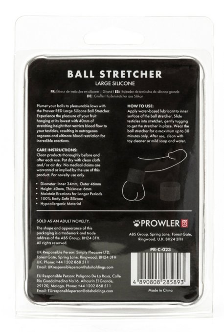 Ballstretcher Stretch L 35 mm - Hauteur 40 mm Noir