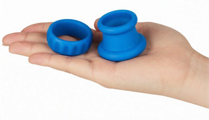 Ballstretcher Twin Flex 25 mm - Hauteur 3 cm Bleu