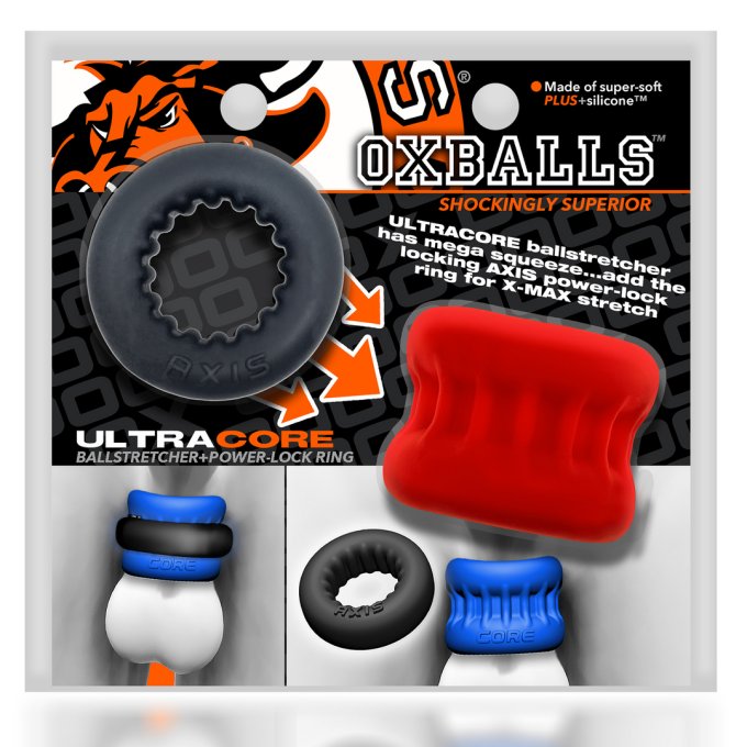 Ballstretcher Ultracore 25 mm - Hauteur 40mm Rouge