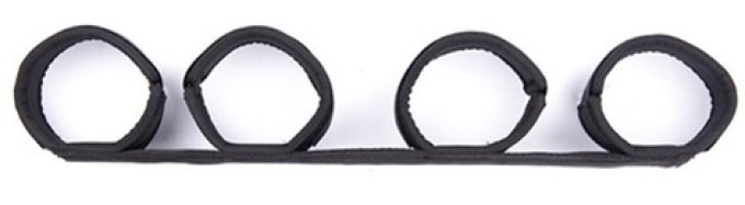 Barre avec Menottes Spreader Nylon noir