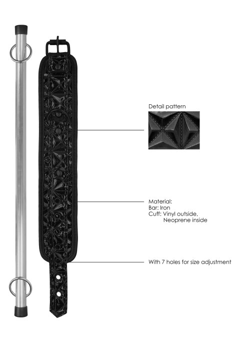 Barre d'attache pour les chevilles Luxury 40cm