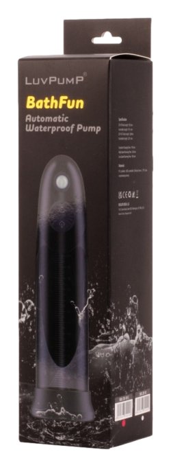 Pompe à pénis automatique Bathfun 19 x 6.3cm