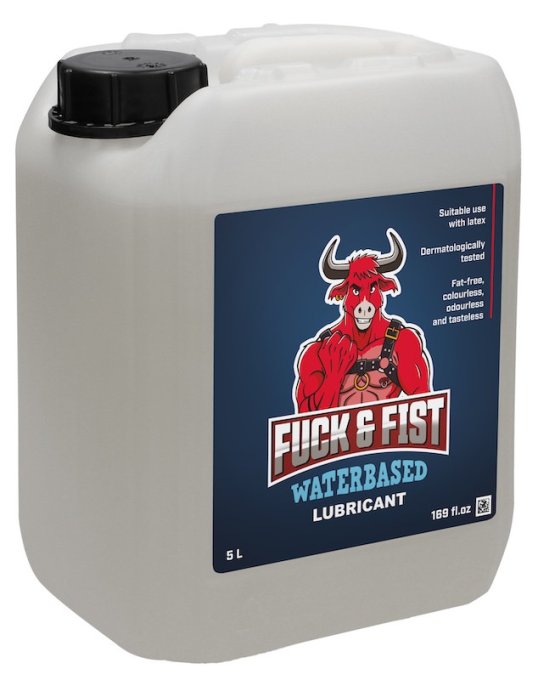 Bidon Lubrifiant Fuck & Fist Water 5 Litres