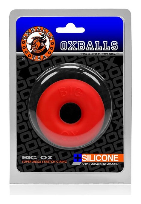 Cockring Bib Ox Rouge