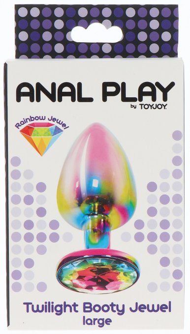 Bijou anal Twilight Rainbow M 8.5 x 4cm