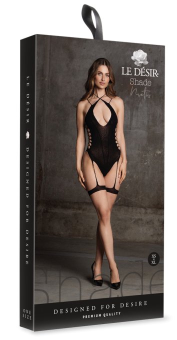 Body avec Porte-Jarretelles Shade Metis Noir