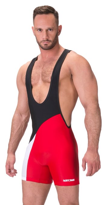 Body Singlet Luckenwalde Noir-Rouge