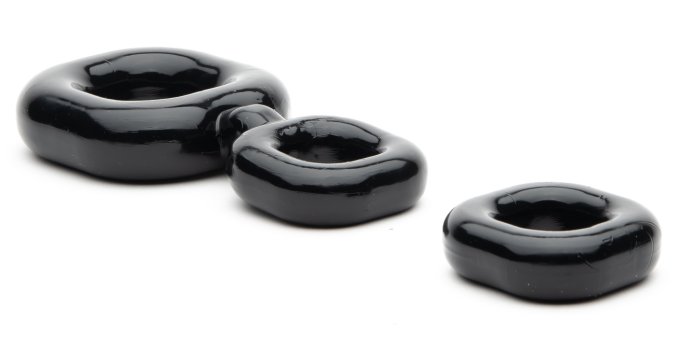 Boner Kit Cockring et Ballstretcher noir