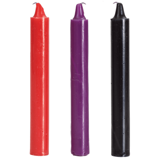 Bougies colorées x3