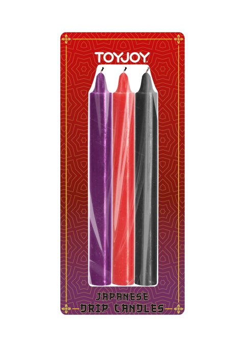 Bougies SM JAPANESE DRIP - Lot de 3