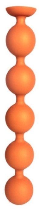 Boules anales Bulby Butt M 30 x 4.7 cm Orange