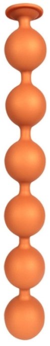 Boules anales Bulby Butt XXL 49 x 7.7 cm Orange
