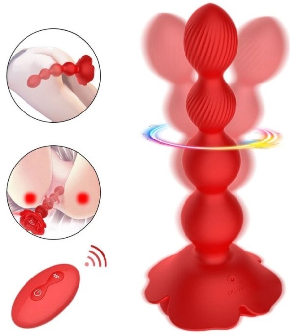Boules Anales Rotatives Vibrantes Rosebird 15 x 3.5cm
