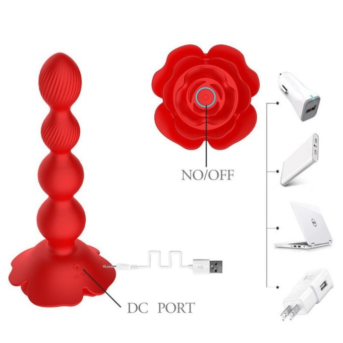Boules Anales Rotatives Vibrantes Rosebird 15 x 3.5cm