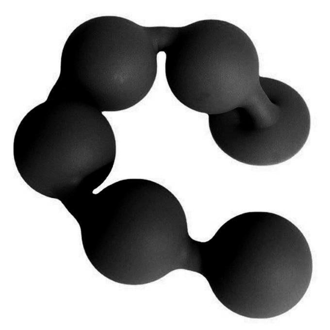 Boules Bulby Butt M 30 x 4.7 cm Noires