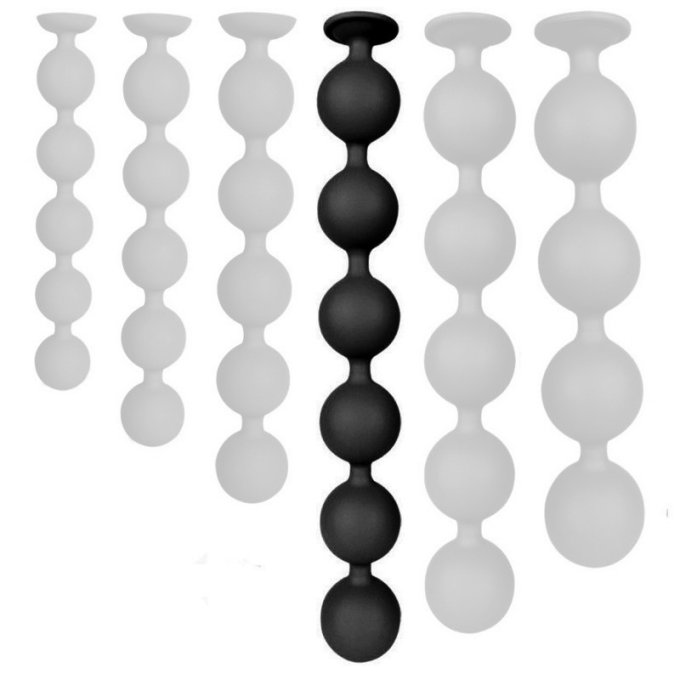 Boules Bulby Butt XL 50 x 6.7 cm Noires