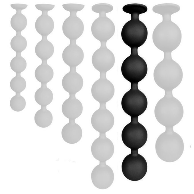 Boules Bulby Butt XXL 49 x 7.7 cm Noires