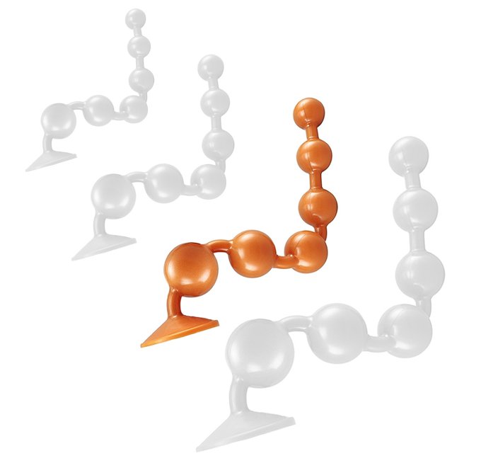 Boules Somass L 48 x 6.8 cm Orange