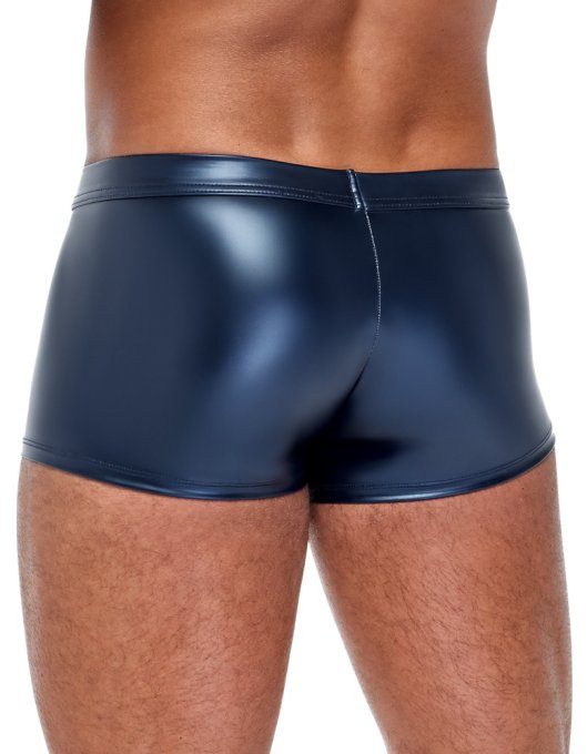 Boxer avec zip Andio Bleu métallisé